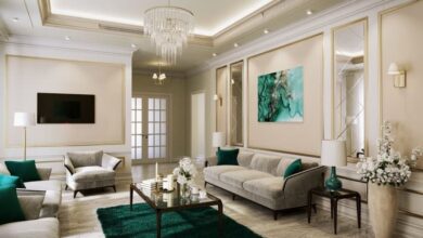 احدث الوان الدهانات للصالة