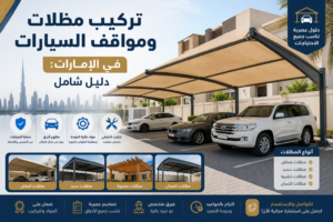 تركيب مظلات ومواقف السيارات في الإمارات: دليل شامل