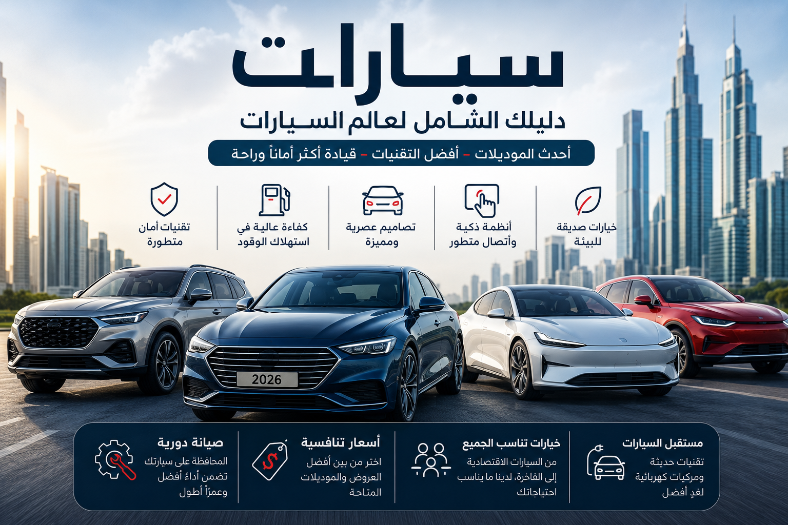 السيارات جديدة 2026 | أحدث الموديلات والأسعار