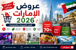 عروض الإمارات 2026 | أفضل الخصومات والتخفيضات